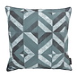 Sierkussen Stripe Patchwork #4 | 45 x 45 cm | PU Leder