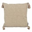 Sierkussen Tassle Washed Beige | 45 x 45 cm | Katoen