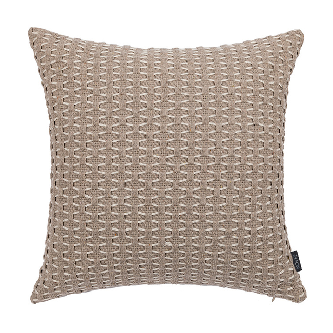 Sierkussen Taupe Woven | 45 x 45 cm | Polyester