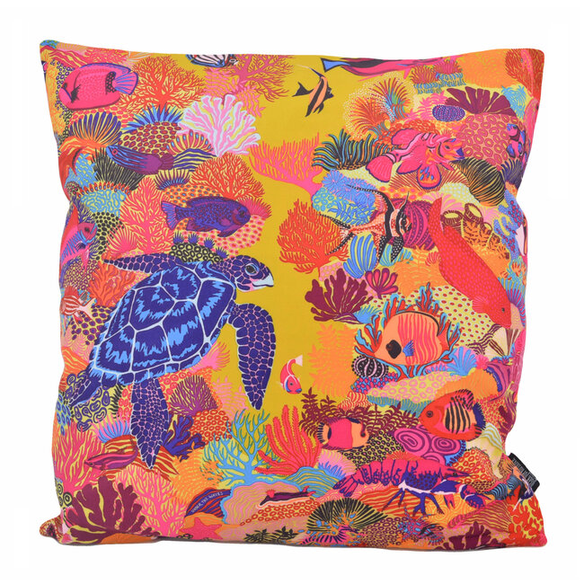 Sierkussen Turtle Ocean | 45 x 45 cm | Katoen/Polyester