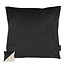 Gek op kussens! Sierkussen Velvet 2 Tone - Black / Cream | 45 x 45 cm | Velvet/Polyester