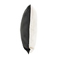 Sierkussen Velvet 2 Tone - Black / Cream | 45 x 45 cm | Velvet/Polyester