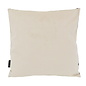 Sierkussen Velvet 2 Tone - Black / Cream | 45 x 45 cm | Velvet/Polyester