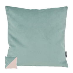 Sierkussen Velvet 2 Tone - Green / Pink | 45 x 45 cm | Velvet/Polyester