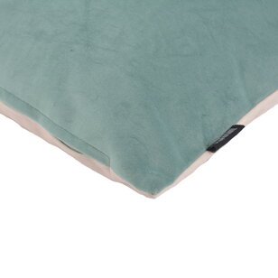 Sierkussen Velvet 2 Tone - Green / Pink | 45 x 45 cm | Velvet/Polyester