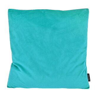 Gek op kussens! Sierkussen Velvet Aqua Blauw | 45 x 45 cm | Velvet/Polyester