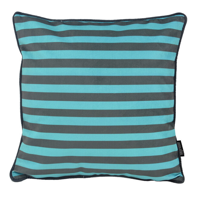 Sierkussen Velvet Artistic Stripe | 45 x 45 cm | Polyester