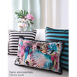 Sierkussen Velvet Artistic Stripe | 45 x 45 cm | Polyester