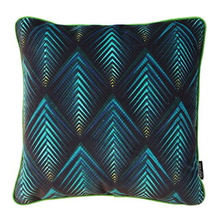 Gek op kussens! Sierkussen Velvet Blue Grass | 45 x 45 cm | Velvet/Polyester