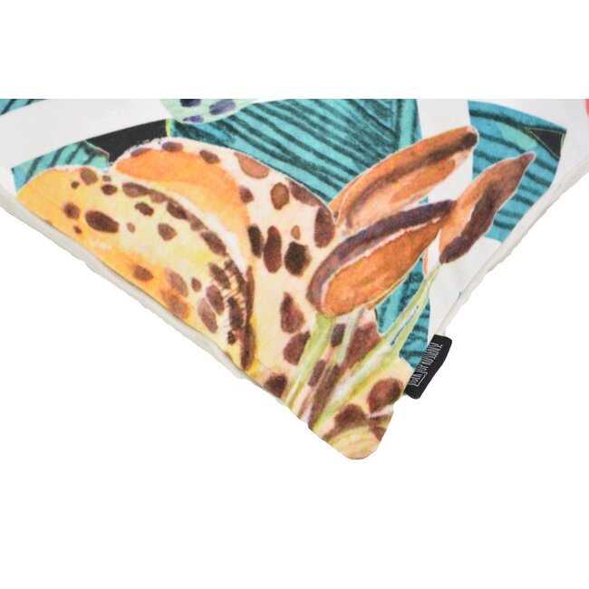 Sierkussen Velvet Butterfly #2 | 45 x 45 cm | Velvet/Polyester
