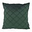 Gek op kussens! Sierkussen Velvet Cross Intens Groen | 45 x 45 cm | Velvet/Polyester