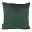 Sierkussen Velvet Cross Intens Groen | 45 x 45 cm | Velvet/Polyester