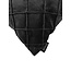 Sierkussen Velvet Cross Zwart | 45 x 45 cm | Velvet/Polyester