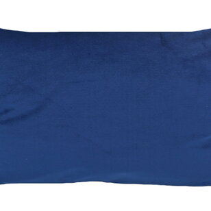 Sierkussen Velvet Donkerblauw Long | 30 x 50 cm | Velvet/Polyester