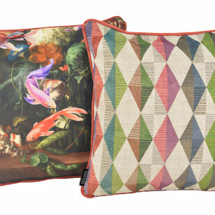 Sierkussen Velvet Fish | 45 x 45 cm | Polyester