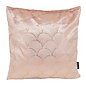 Sierkussen Velvet Glossy Zena Roze | 45 x 45 cm | Velvet/Polyester