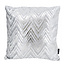 Sierkussen Velvet Glossy Zita Zilver | 45 x 45 cm | Velvet/Polyester