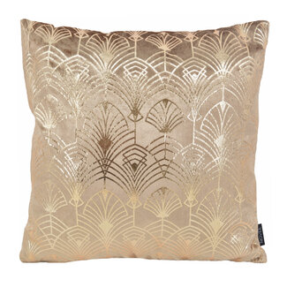 NOVÉE Sierkussen Velvet Glossy Ziva Goud | 45 x 45 cm | Velvet/Polyester