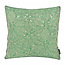 Sierkussen Velvet Green Flower | 45 x 45 cm | Velvet/Polyester