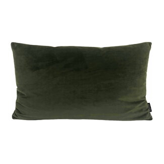 Gek op kussens! Sierkussen Velvet Legergroen Long | 30 x 50 cm | Velvet/Polyester