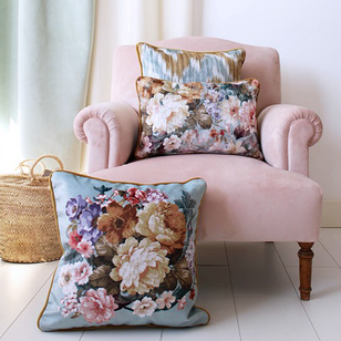 Sierkussen Velvet Leia Flor #2 | 30 x 50 cm | Polyester