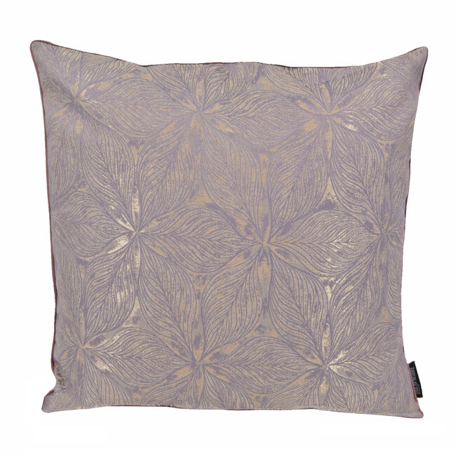 Sierkussen Velvet Purple Flower | 45 x 45 cm | Velvet/Polyester