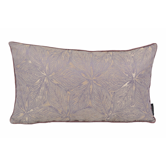 Sierkussen Velvet Purple Flower | 30 x 50 cm | Velvet/Polyester