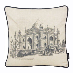 Sierkussen Velvet Taj Mahal | 45 x 45 cm | Polyester