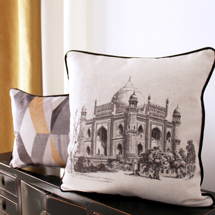 Sierkussen Velvet Taj Mahal | 45 x 45 cm | Polyester