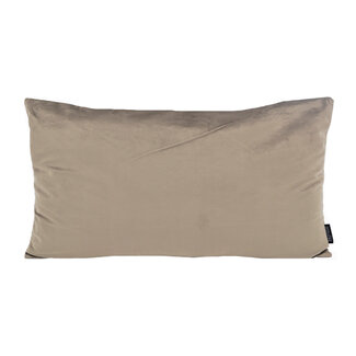 Gek op kussens! Sierkussen Velvet Taupe | 30 x 50 cm | Velvet/Polyester