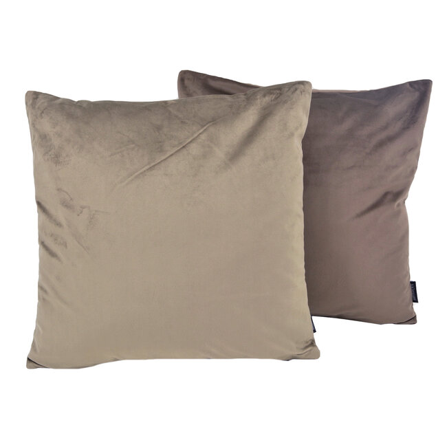 Sierkussen Velvet Taupe Long | 30 x 50 cm | Velvet/Polyester