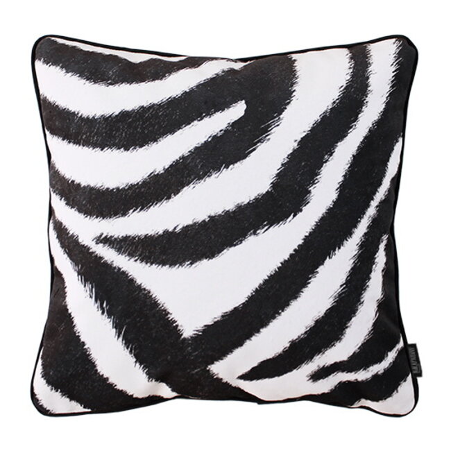 Sierkussen Velvet Zebra Print | 45 x 45 cm | Velvet/Polyester