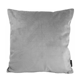 Gek op kussens! Sierkussen Velvet Zilvergrijs | 45 x 45 cm | Velvet/Polyester