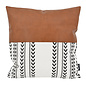 Sierkussen Vida Nova #4 | 45 x 45 cm | Katoen / PU Leder