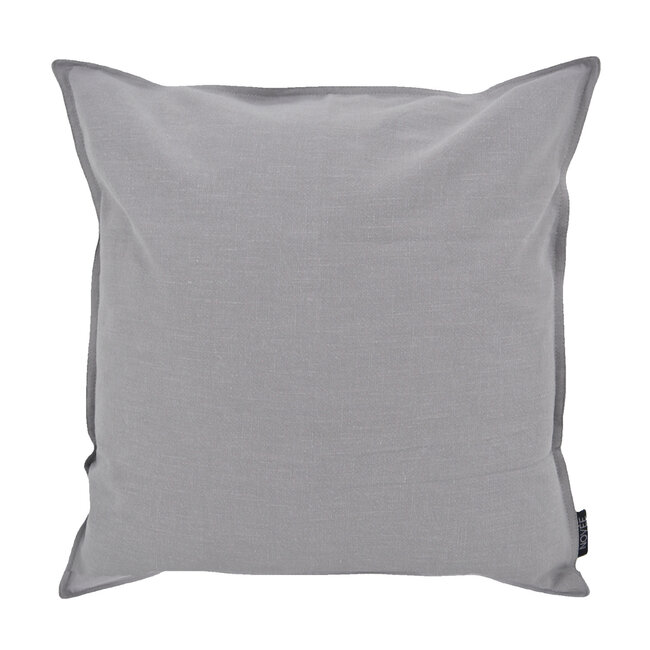 Sierkussen Washed Linen Light Grey | 45 x 45 cm | Katoen/Linnen