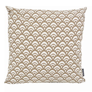 Gek op kussens! Sierkussen Waves Taupe | 45 x 45 cm | Katoen/Polyester