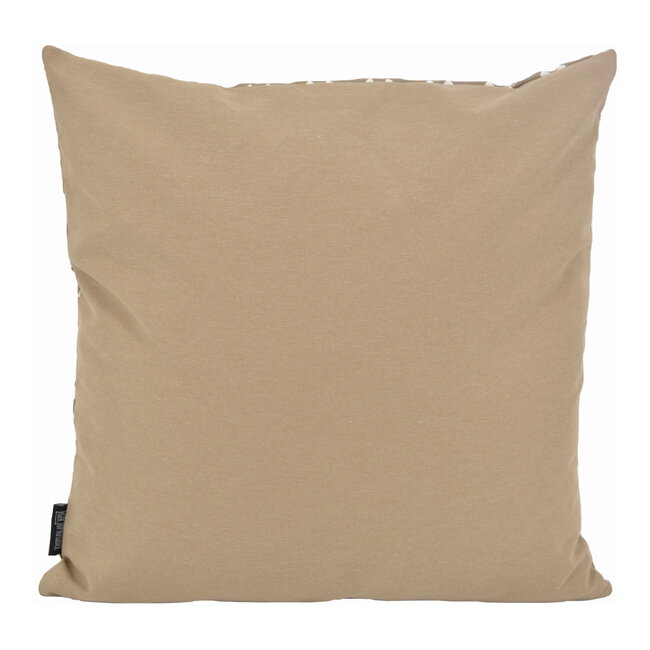 Sierkussen Waves Taupe | 45 x 45 cm | Katoen/Polyester