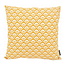 Sierkussen Waves Yellow | 45 x 45 cm | Katoen/Polyester