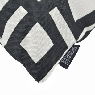 Sierkussen White & Black Greek Key - Outdoor | 45 x 45 cm | Katoen/Polyester