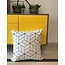 Sierkussen White Cube | 45 x 45 cm | Katoen/Polyester