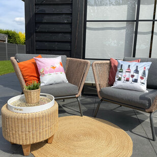 Sierkussen Wijnen! - Outdoor | 45 x 45 cm | Katoen/Polyester