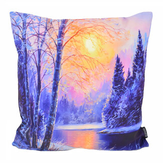 Gek op kussens! Sierkussen Winter Wonderland | 45 x 45 cm | Katoen/Polyester