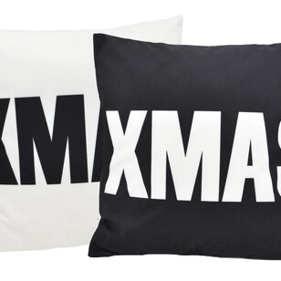 Sierkussen XMAS White | 45 x 45 cm | Katoen/Polyester
