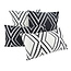 Sierkussen Yana Black Long | 30 x 50 cm | Katoen/Polyester