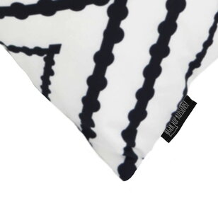 Sierkussen Yana White Long | 30 x 50 cm | Katoen/Polyester