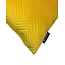 Sierkussen Yellow Velvet Chevron | 45 x 45 cm | Velvet/Polyester