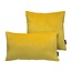 Sierkussen Yellow Velvet Chevron | 45 x 45 cm | Velvet/Polyester