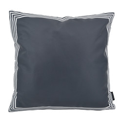 Sierkussen Zwart/Wit Vierkant - Outdoor | 45 x 45 cm | Polyester
