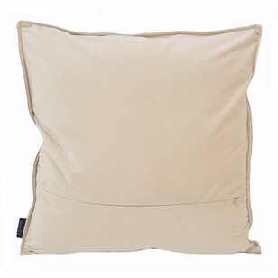 Embossed Beige Kussenhoes | 45x45 cm | PU Leder