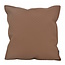Embossed Brown Kissenbezug | 45x45 cm | PU - Leder